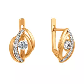 Серьги Фианит