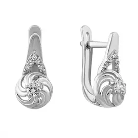 Серьги Фианит