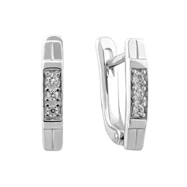 Серьги Фианит