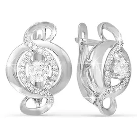 Серьги Фианит