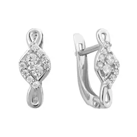 Серьги Фианит