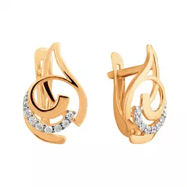 Серьги Фианит