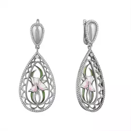 Серьги Фианит