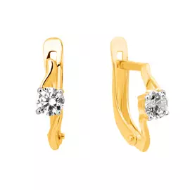 Серьги Фианит