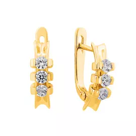 Серьги Фианит