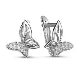 Серьги Фианит