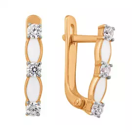 Серьги Фианит