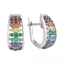 Серьги Фианит,