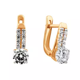 Серьги Фианит