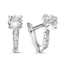 Серьги Фианит