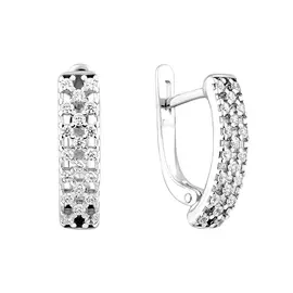 Серьги Фианит