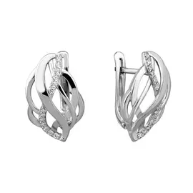 Серьги Фианит