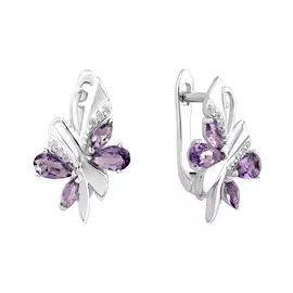 Серьги Фианит