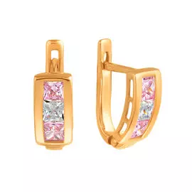 Серьги Фианит