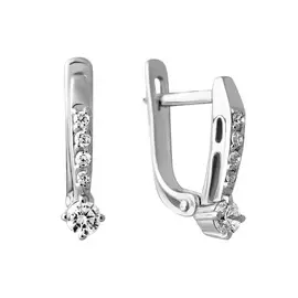 Серьги Фианит