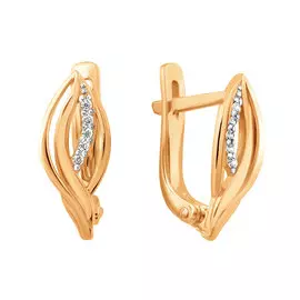 Серьги Фианит