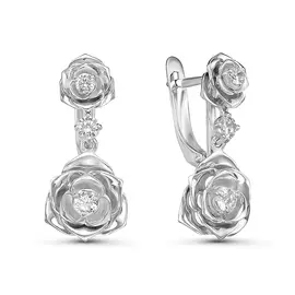 Серьги Фианит