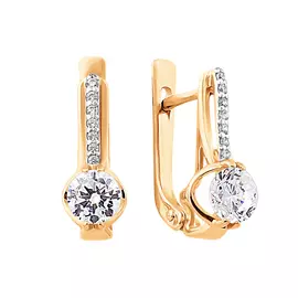 Серьги Фианит