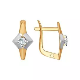 Серьги Фианит