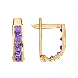 Серьги Фианит