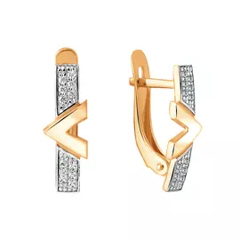 Серьги Фианит