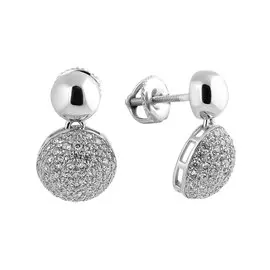 Серьги Фианит