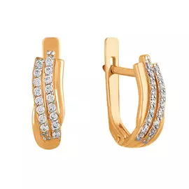 Серьги Фианит