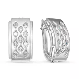 Серьги Фианит