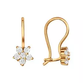 Серьги Фианит