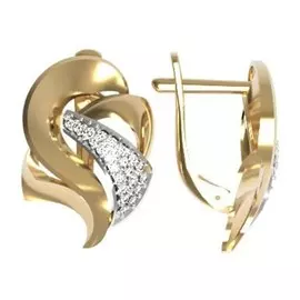 Серьги Фианит