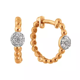 Серьги фианит