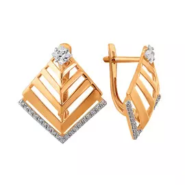 Серьги фианит