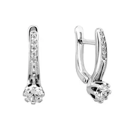 Серьги Фианит