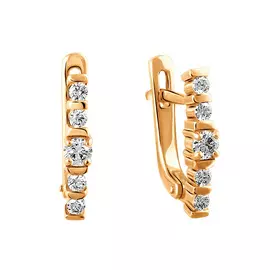 Серьги Фианит