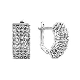 Серьги Фианит