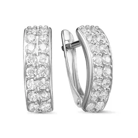 Серьги Фианит