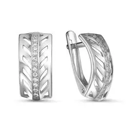 Серьги Фианит