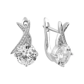 Серьги Фианит,