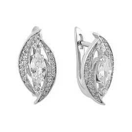 Серьги Фианит,