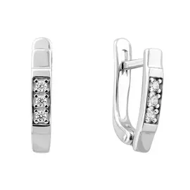 Серьги Фианит