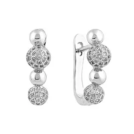 Серьги Фианит