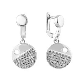 Серьги Фианит