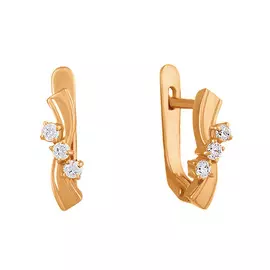 Серьги Фианит