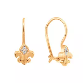 Серьги Фианит