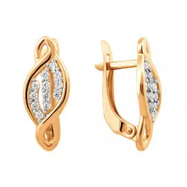 Серьги Фианит