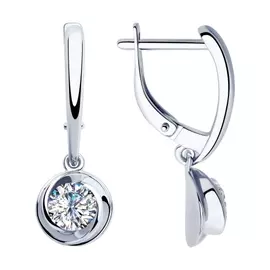 Серьги Фианит