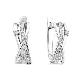 Серьги Фианит