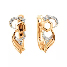 Серьги Фианит