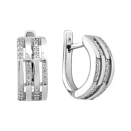 Серьги Фианит