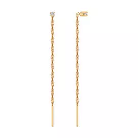 Серьги Фианит